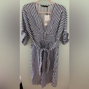 Zara Blue Stripped Dress
